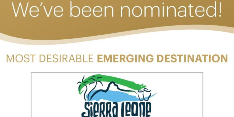 Sierra Leone Nominated as Top Emerging Destination