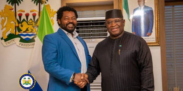 SLAJ President Acknowledges Media’s Role in National Challenges During Visit to President Maada Bio