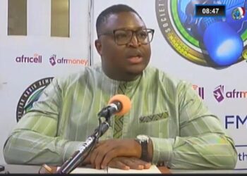 Photo-credit: Radio Democracy 98.1 Sierra Leone' Minister of Foreign Affairs Timothy Kabba