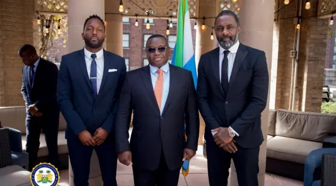 The initial announcement of Bonthe Island city was premature, says Idris Elba