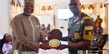 VISIT OF THE PRESIDENT ECOWAS COMMISSION TO ECOMIG FORCE HEADQUARTERS