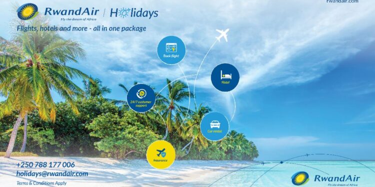 RWANDAIR INVITES PASSENGERS TO EXPLORE AFRICA AND ITS GLOBAL DESTINATIONS WITH ITS NEW ‘RWANDAIR HOLIDAYS’ PLATFORM