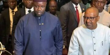 Prime minister Ousmane Sonko warmly welcomed by S.Leone Vice President Juldeh Jalloh