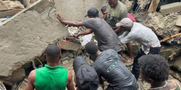 Two Die in Pentagon three-Storey Building Collapse