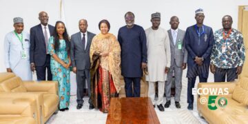 DR OMAR ALIEU TOURAY MEETS WITH THE UNITED NATIONS DEPUTY SECRETARY-GENERAL MRS. AMINA J. MOHAMMED