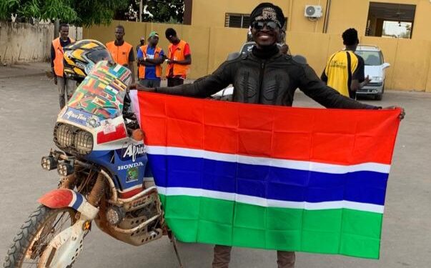 Latest Update: Ghanaian Motorbike Adventurer Reaches The Gambia for the West Africa Social Media Awards (WASMA)