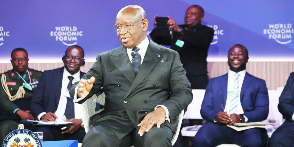 President Bio at the 56th World Economic Forum in Davos,Switzerland.