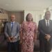 Mr. Ras Mubarak (l), Hon. Francess P. Alghali(c) and High Commissioner Senalor Yawlui (r)